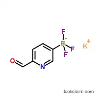 Molecular Structure of 1245906-61-9 (Potassium trifluoro(6-formylpyridin-3-yl)borate)